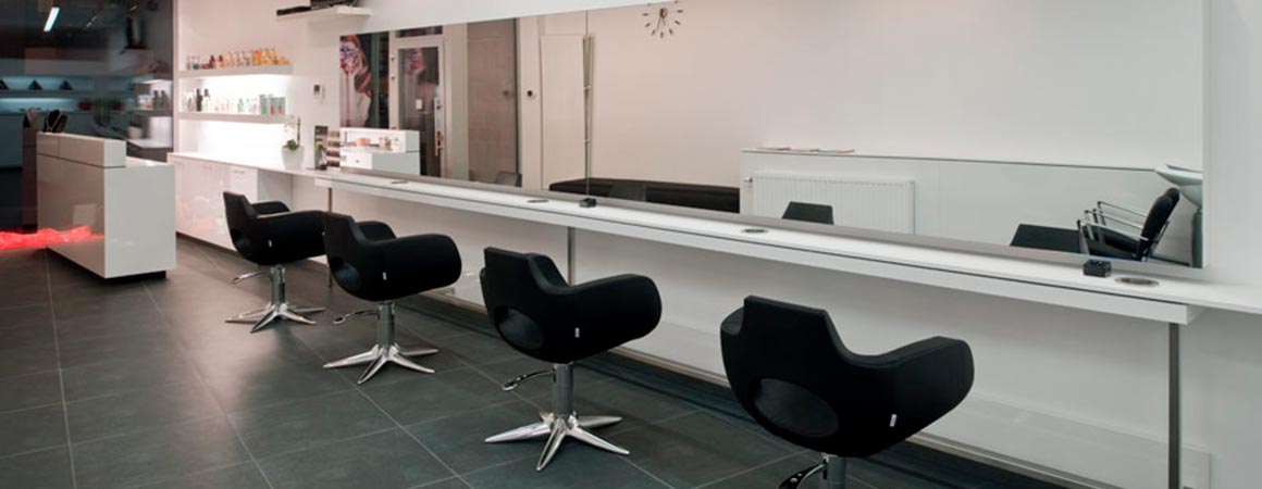 gamma bross salon coiffure dilbeek une - Agencement du salon de coiffure : Salon Dilbeek