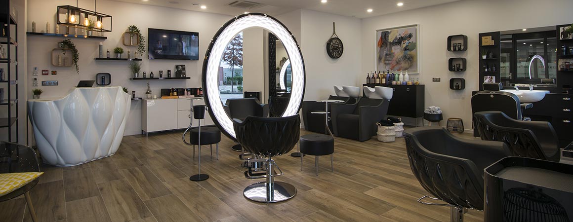 gamma bross france le salon de celine une - Agencement du salon de coiffure : Le salon de Céline