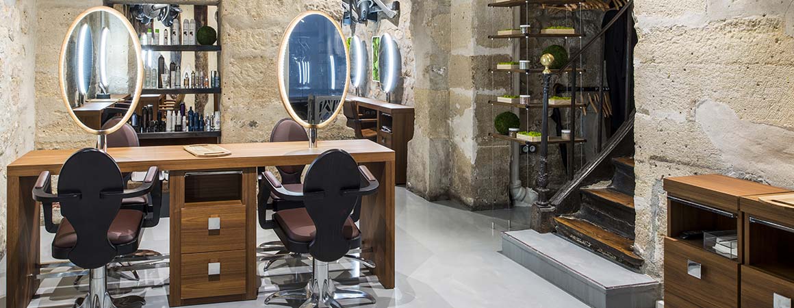gamma bross france maison de coiffure bio une - Agencement du salon de coiffure : Maison de coiffure bio